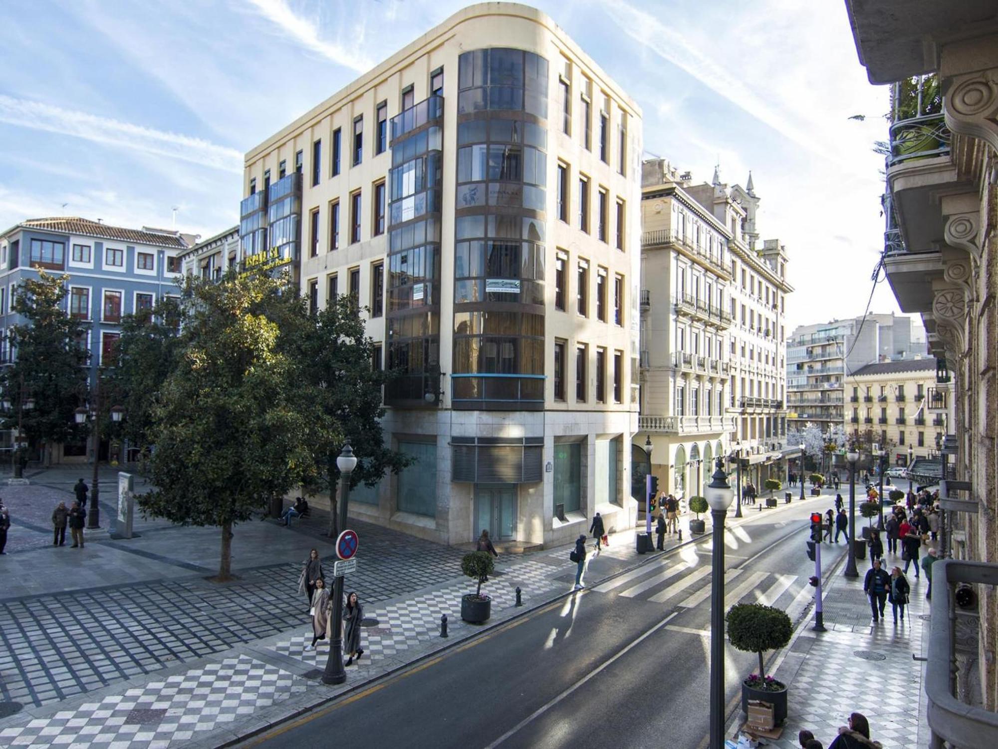 Elegant Town Hall Apartment With Views Granada Exterior foto